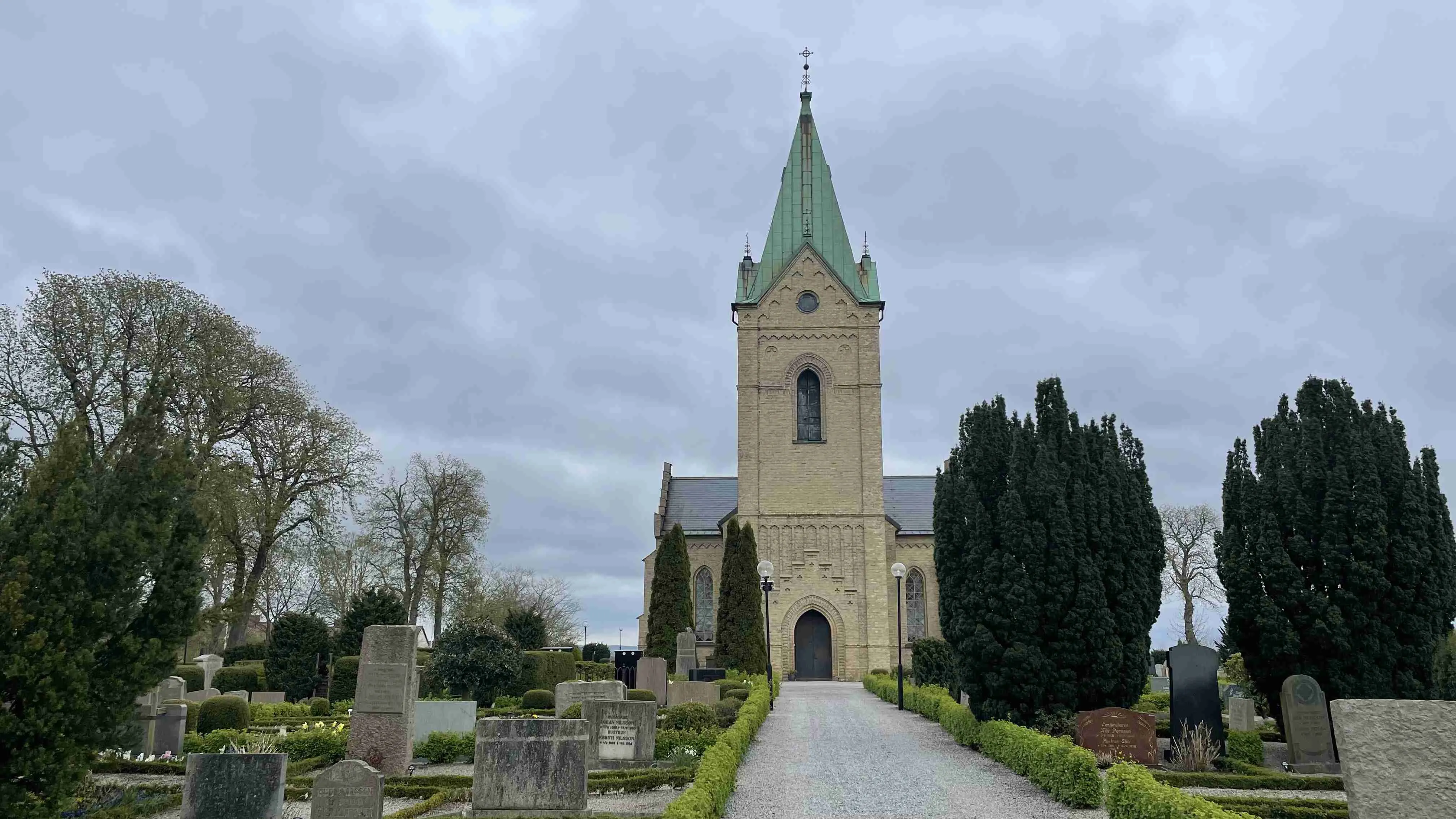 Uppåkra Church next to the site