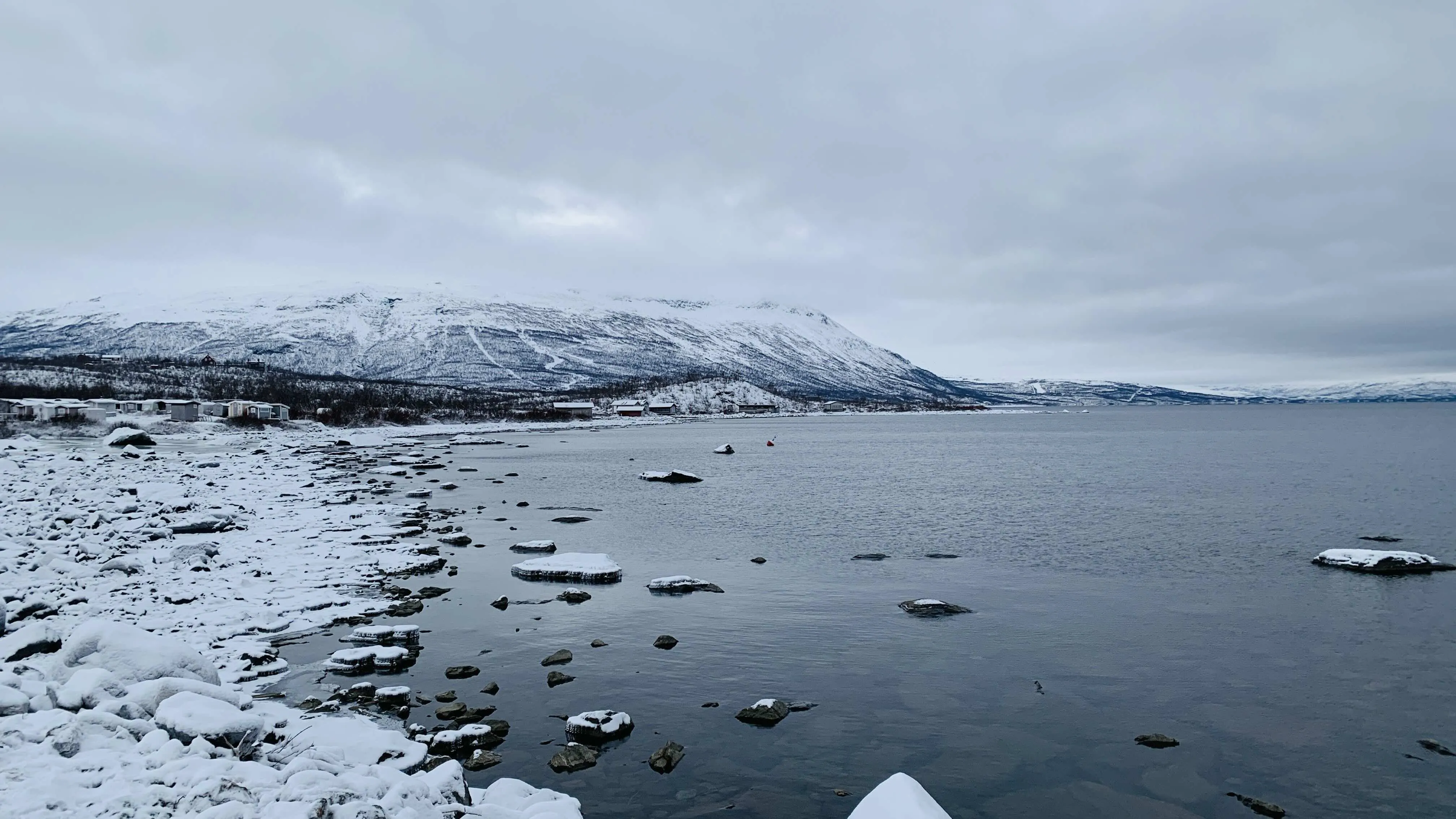 mountains and lake